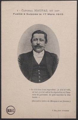 Portrait photographique de Théophile Maupas