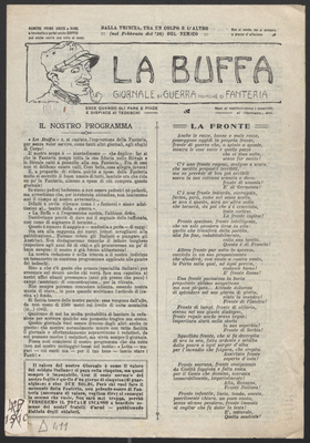 La buffa n°1 - octobre 1917